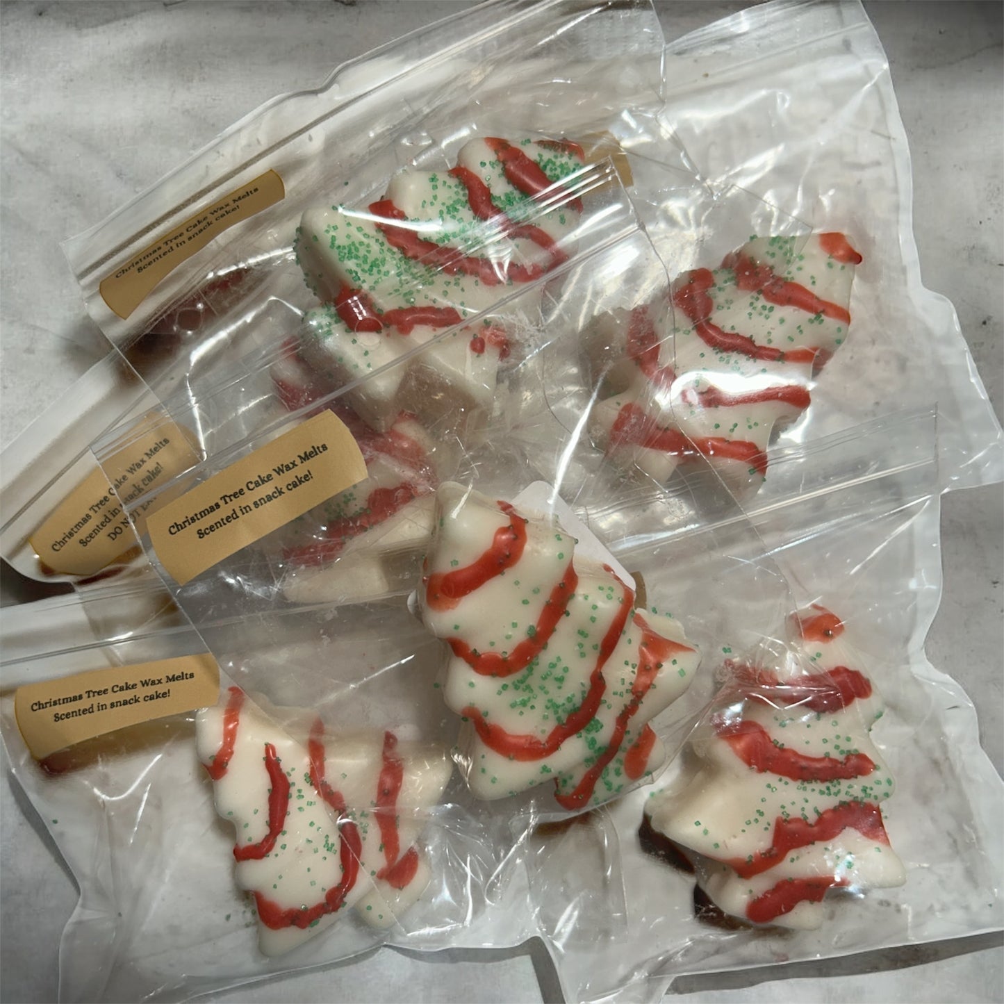 Christmas Tree Snack Cake