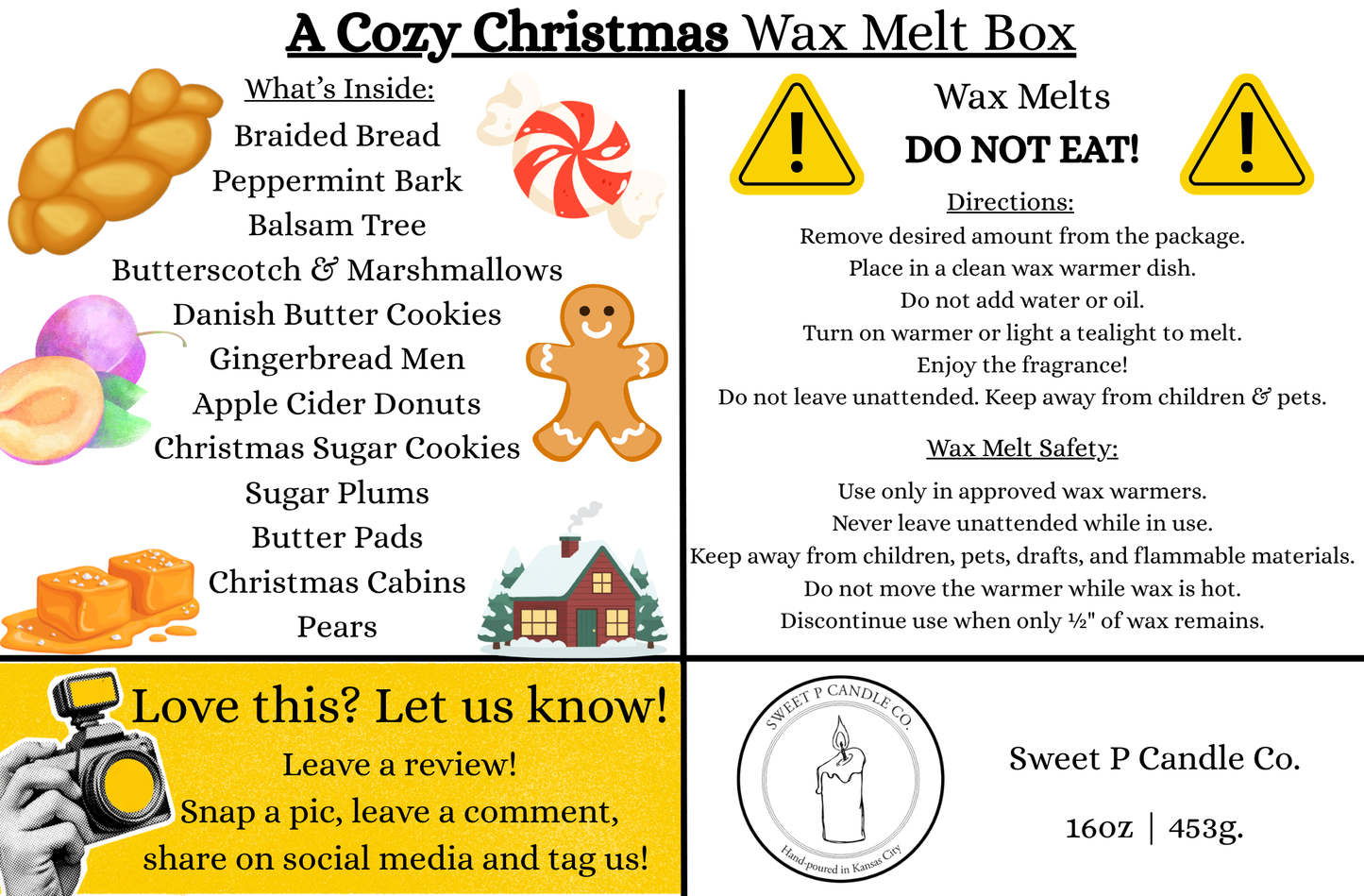 PRE-ORDER "A Cozy Christmas" Wax Melt Box