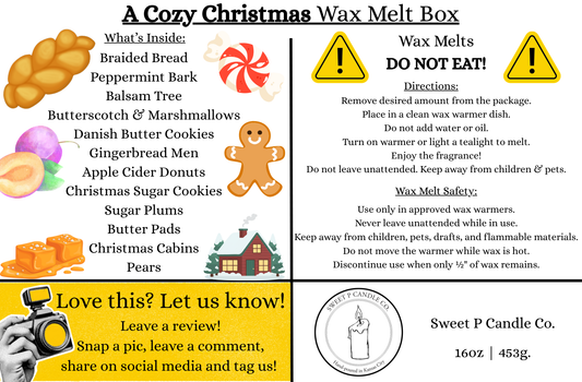 PRE-ORDER "A Cozy Christmas" Wax Melt Box
